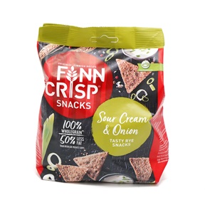 FINN CRISP ROZS ROPOGÓS SNACKS 150G TEJFÖLÖS-HAGYMÁS FINN CRISP ROZS ROPOGÓS SNACKS 150G TEJFÖLÖS-HAGYMÁS