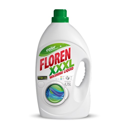 FLOREN MOSÓGÉL 4,75L 70 MOSÁS COLOR FLOREN MOSÓGÉL 4,75L 70 MOSÁS COLOR