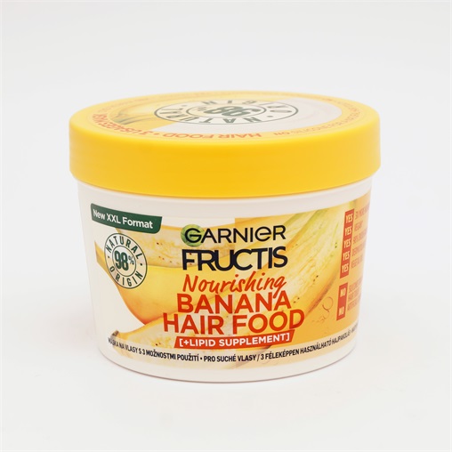 GARNIER FRUCTIS HAIR FOOD HAJPAKOLÁS TÉG. 400ML BANANA / SZÁRAZ HAJRA GARNIER FRUCTIS HAIR FOOD HAJPAKOLÁS TÉG. 400ML BANANA / SZÁRAZ HAJRA