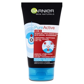 GARNIER ARCTISZTÍTÓ GÉL TUB. 150ML PURE ACTIVE 3IN1 TISZTÍTÓ+RADÍR+MASZK AKTÍV SZÉNNEL GARNIER ARCTISZTÍTÓ GÉL TUB. 150ML PURE ACTIVE 3IN1 TISZTÍTÓ+RADÍR+MASZK AKTÍV SZÉNNEL