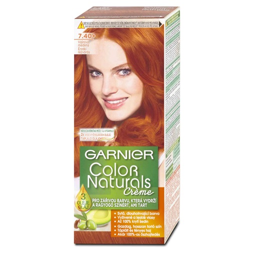 GARNIER COLOR NATURALS KRÉMHAJFESTÉK 7.4 ÉRZÉKI RÉZVÖRÖS GARNIER COLOR NATURALS KRÉMHAJFESTÉK 7.4 ÉRZÉKI RÉZVÖRÖS