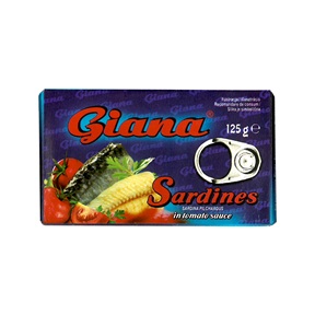 GIANA SZARDÍNIA 82G/125G PARADICSOMSZÓSZBAN GIANA SZARDÍNIA 82G/125G PARADICSOMSZÓSZBAN