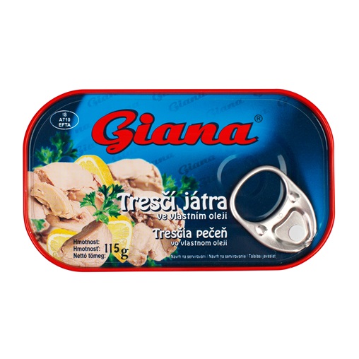 GIANA TŐKEHALMÁJ 115G SAJÁT OLAJÁBAN GIANA TŐKEHALMÁJ 115G SAJÁT OLAJÁBAN