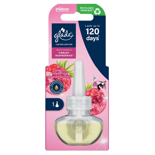 GLADE ELECTRIC UT. 20ML VIBRANT RASPBERRIES