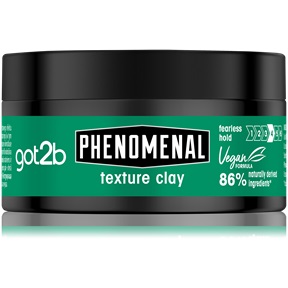 GOT2B HAJFORMÁZÓ ZSELÉ 100ML PHENOMENAL TEXTURE CLAY GOT2B HAJFORMÁZÓ ZSELÉ 100ML PHENOMENAL TEXTURE CLAY