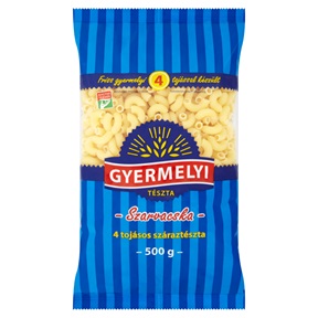 GYERMELYI TÉSZTA 4 TOJÁSOS 500G SZARVACSKA