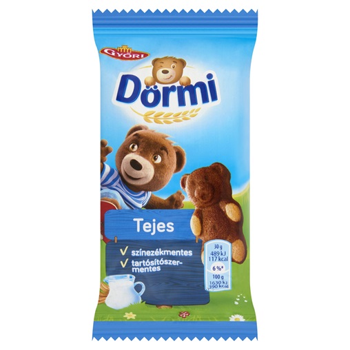 GYŐRI ÉDES DÖRMI TT. PISKÓTASZELET 30G TEJES