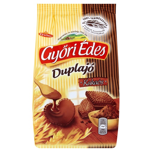 GYŐRI ÉDES OMLÓS KEKSZ DUPLAJÓ 150G KAKAÓS GYŐRI ÉDES OMLÓS KEKSZ DUPLAJÓ 150G KAKAÓS