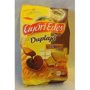 GYŐRI ÉDES OMLÓS KEKSZ DUPLAJÓ 150G MÉZES GYŐRI ÉDES OMLÓS KEKSZ DUPLAJÓ 150G MÉZES