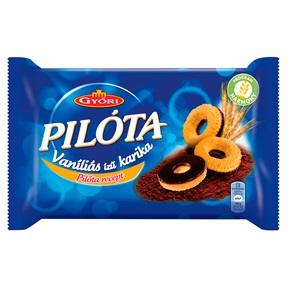 GYŐRI PILÓTA VANÍLIÁS KARIKA 150G ÉT BEVONÓM. EREDETI RECEPT
