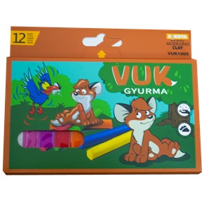 GYURMA KLT. CREATIVE JUNGLE 12-OS SZÍNES VUK1005 GYURMA KLT. CREATIVE JUNGLE 12-OS SZÍNES VUK1005