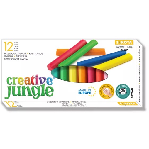 GYURMA KLT. CREATIVE JUNGLE 12-OS SZÍNES VUK1005 GYURMA KLT. CREATIVE JUNGLE 12-OS SZÍNES VUK1005