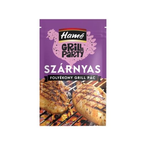 HAMÉ GRILL PARTY FOLYÉKONY GRILL PÁC 80G SZÁRNYAS