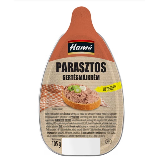 HAMÉ MÁJKRÉM 105G SERTÉS PARASZTOS HAMÉ MÁJKRÉM 105G SERTÉS PARASZTOS
