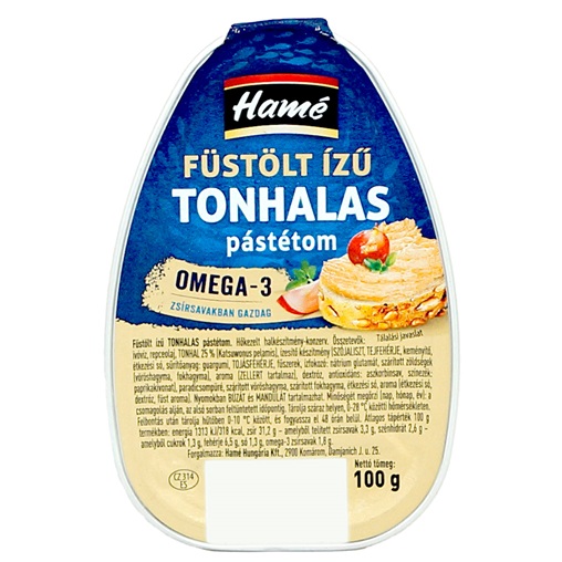 HAMÉ PÁSTÉTOM 100G FÜSTÖLT ÍZŰ TONHALAS