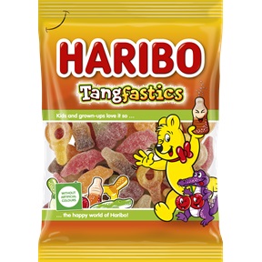 HARIBO GUMICUKOR 100G TANGFASTICS / VEGYES SAVANYÚ GYÜMÖLCSÍZŰ HARIBO GUMICUKOR 100G TANGFASTICS / VEGYES SAVANYÚ GYÜMÖLCSÍZŰ