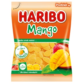 HARIBO GUMICUKOR 160G MANGO