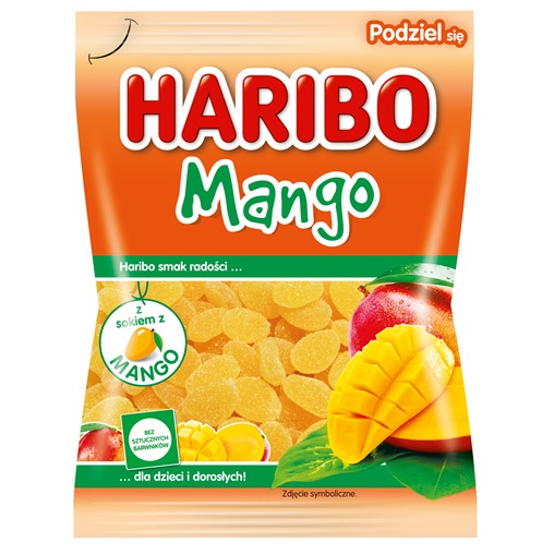 HARIBO GUMICUKOR 160G MANGO