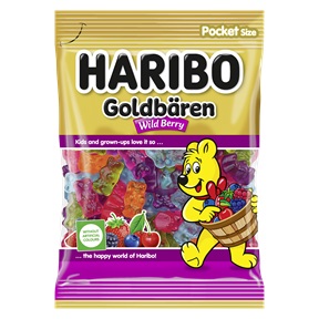 HARIBO GUMICUKOR  80G GOLDBAREN WILD BERRY