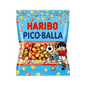 HARIBO GUMICUKOR  85G PICO-BALLA / PRÉSELT GYÜMÖLCSÍZŰ