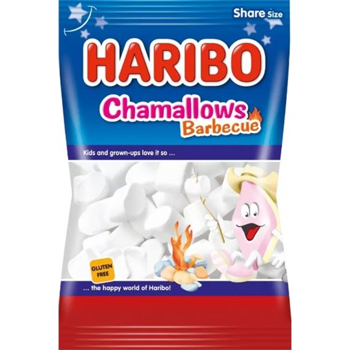 HARIBO HABCUKOR 90G CHAMALLOWS BARBECUE