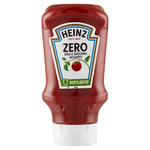HEINZ KETCHUP 425G/400ML ZERO