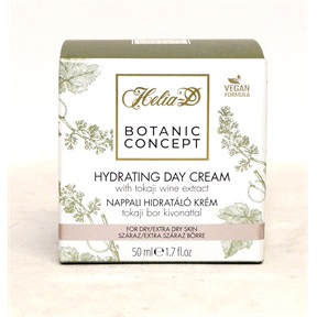 HELIA-D BOTANIC CONCEPT ARCKRÉM 50ML HIDRATÁLÓ TOKAJI BOR KIV. NAPPALI / SZÁRAZ BŐRRE