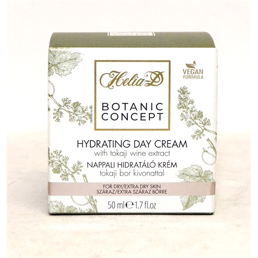 HELIA-D BOTANIC CONCEPT ARCKRÉM 50ML HIDRATÁLÓ TOKAJI BOR KIV. NAPPALI / SZÁRAZ BŐRRE