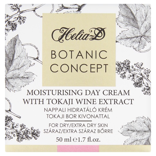 HELIA-D BOTANIC CONCEPT ARCKRÉM 50ML HIDRATÁLÓ TOKAJI BOR KIV. NAPPALI / SZÁRAZ BŐRRE