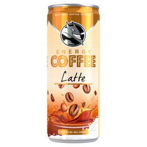 HELL ENERGY COFFEE 250ML LATTE