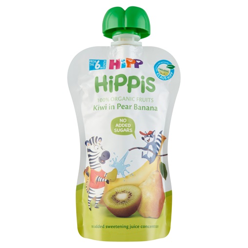 HIPP HIPPIS GYÜMÖLCSPÜRÉ 100G 6HÓ KÖRTE-BANÁN-KIWI HIPP HIPPIS GYÜMÖLCSPÜRÉ 100G 6HÓ KÖRTE-BANÁN-KIWI