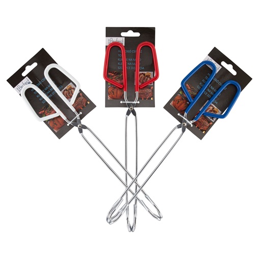 HÚSFOGÓ CSIPESZ KRÓMOZOTT FÉM SZILIKON FOGÓVAL 31CM 28394 HÚSFOGÓ CSIPESZ KRÓMOZOTT FÉM SZILIKON FOGÓVAL 31CM 28394