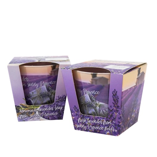 ILLATGYERTYA ÜVEGPOHÁRBAN 115G LAVENDER ILLATGYERTYA ÜVEGPOHÁRBAN 115G LAVENDER