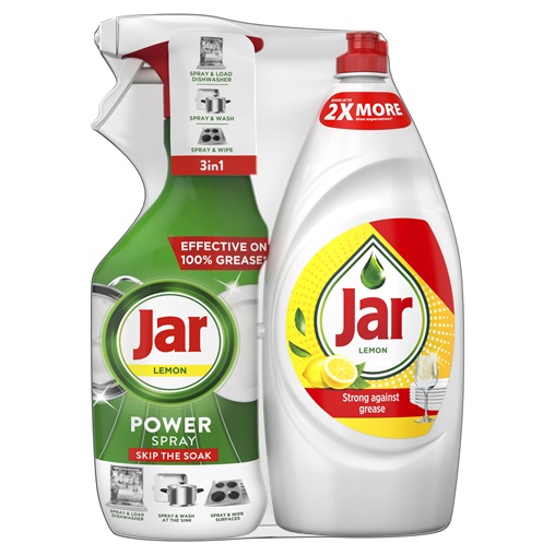 JAR POWER SPRAY SZF. 500ML + JAR MOSOGATÓ 900ML LEMON