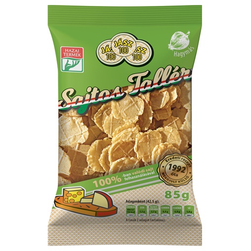 JÁSZ SAJTOS TALLÉR 85G HAGYMÁS