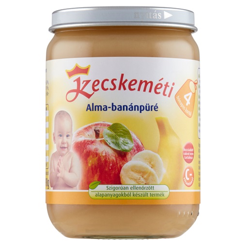 KECSKEMÉTI BÉBIÉTEL 190G 4HÓ ALMA-BANÁNPÜRÉ KECSKEMÉTI BÉBIÉTEL 190G 4HÓ ALMA-BANÁNPÜRÉ