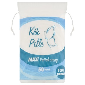 KÉK PILLE MAXI VATTAKORONG 50DB 100% PAMUT KÉK PILLE MAXI VATTAKORONG 50DB 100% PAMUT