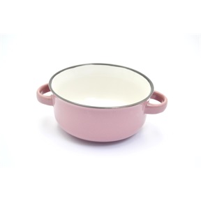 LEVESES TÁLKA KERÁMIA 16CM KÉT FÜLLEL PINK MAILA LEVESES TÁLKA KERÁMIA 16CM KÉT FÜLLEL PINK MAILA