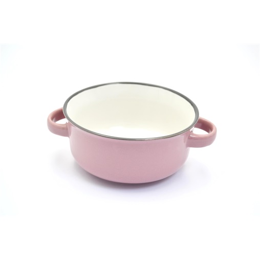 LEVESES TÁLKA KERÁMIA 16CM KÉT FÜLLEL PINK MAILA LEVESES TÁLKA KERÁMIA 16CM KÉT FÜLLEL PINK MAILA