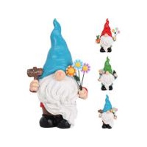 KERTI DEKOR TÖRPE VIRÁGOKKAL 22CM 795420470