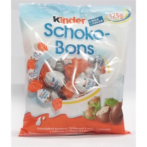 KINDER SCHOKO-BONS 125G G125X16 KINDER SCHOKO-BONS 125G G125X16