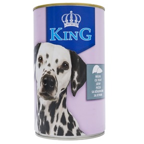 KING KUTYAKONZERV 1240G MÁJJAL
