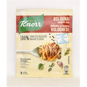 KNORR 100% TERMÉSZETES ALAP 38G BOLOGNAI SPAGETTI KNORR 100% TERMÉSZETES ALAP 38G BOLOGNAI SPAGETTI