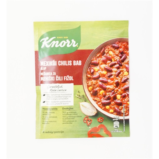 KNORR ALAP 50G MEXIKÓI CHILIS BAB KNORR ALAP 50G MEXIKÓI CHILIS BAB