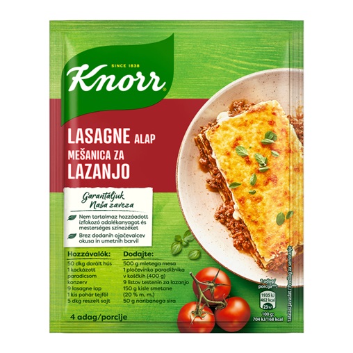 KNORR ALAP 52G LASAGNE KNORR ALAP 52G LASAGNE