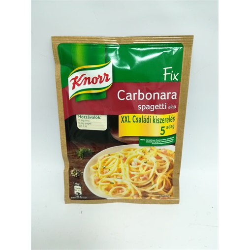 KNORR XXL ALAP 60G CARBONARA SPAGETTI KNORR XXL ALAP 60G CARBONARA SPAGETTI