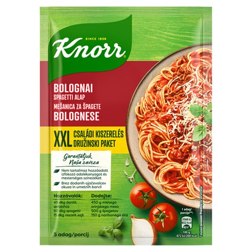 KNORR XXL ALAP 89G BOLOGNAI SPAGETTI KNORR XXL ALAP 89G BOLOGNAI SPAGETTI