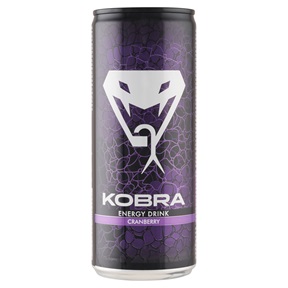 KOBRA ENERGIAITAL FÉMDOB. 250ML ÁFONYA DRS KOBRA ENERGIAITAL FÉMDOB. 250ML ÁFONYA DRS