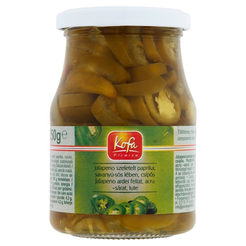 KOFA JALAPENO SZELETELT PAPRIKA 175G/350G CSÍPŐS