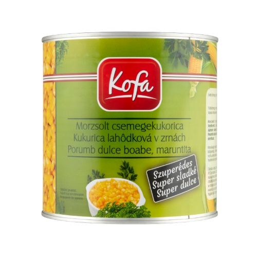 KOFA MORZSOLT CSEMEGEKUKORICA KONZERV 285G/340G/425ML